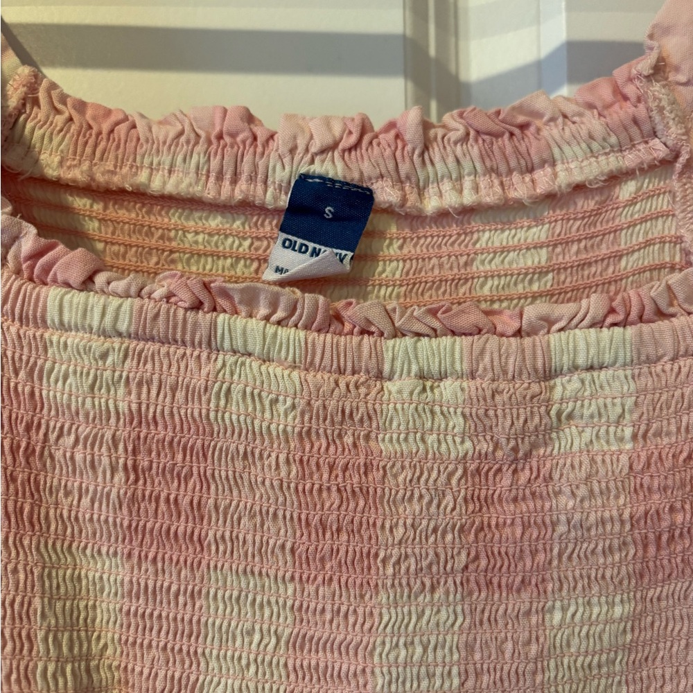 Pink checkered summer dress! - Picture 3 of 3